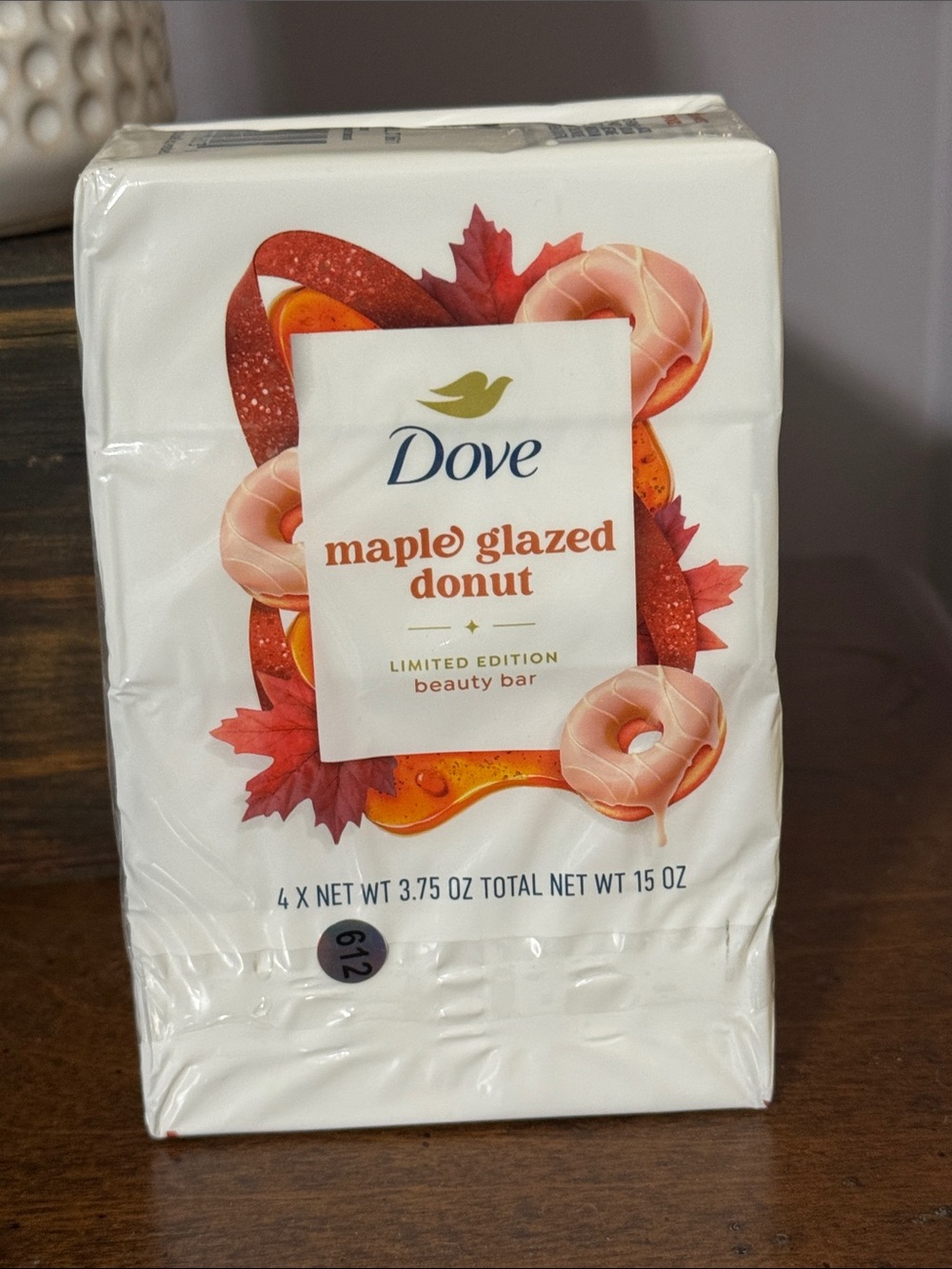 Dove Maple Glazed Donut Limited Edition Beauty Bar - White 4 pack